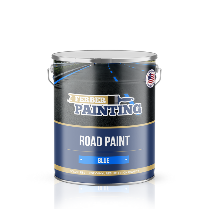 Road Paint Blue