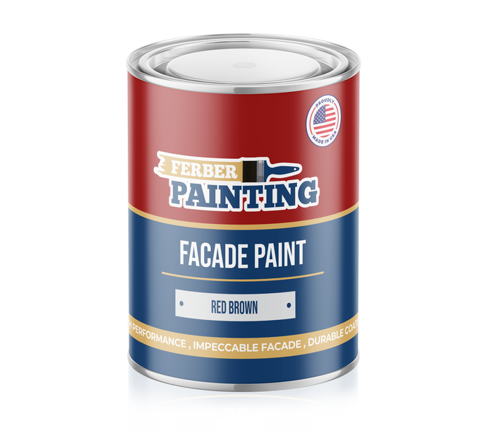 Facade Paint Red brown