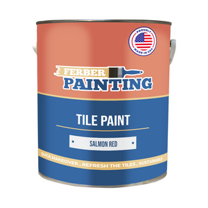 Tile Paint Salmon red